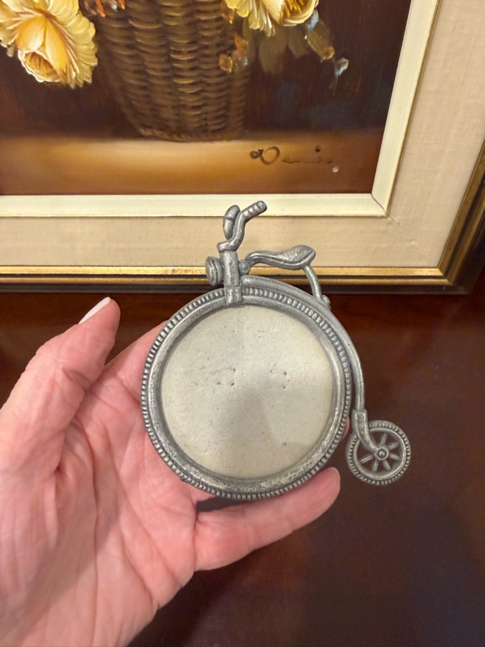 Mini Russ pewter frame